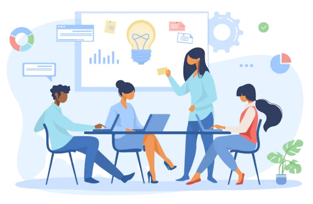 Boardroom AI Illustration